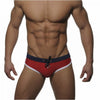 Men's Sexy Swimming Briefs Patchwork Water Sports Man